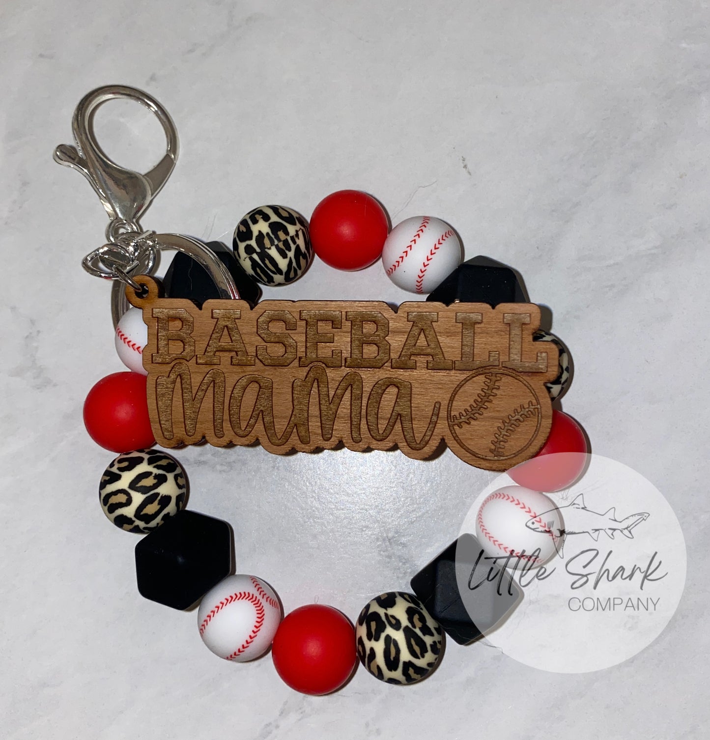 Baseball Mama Wristlet