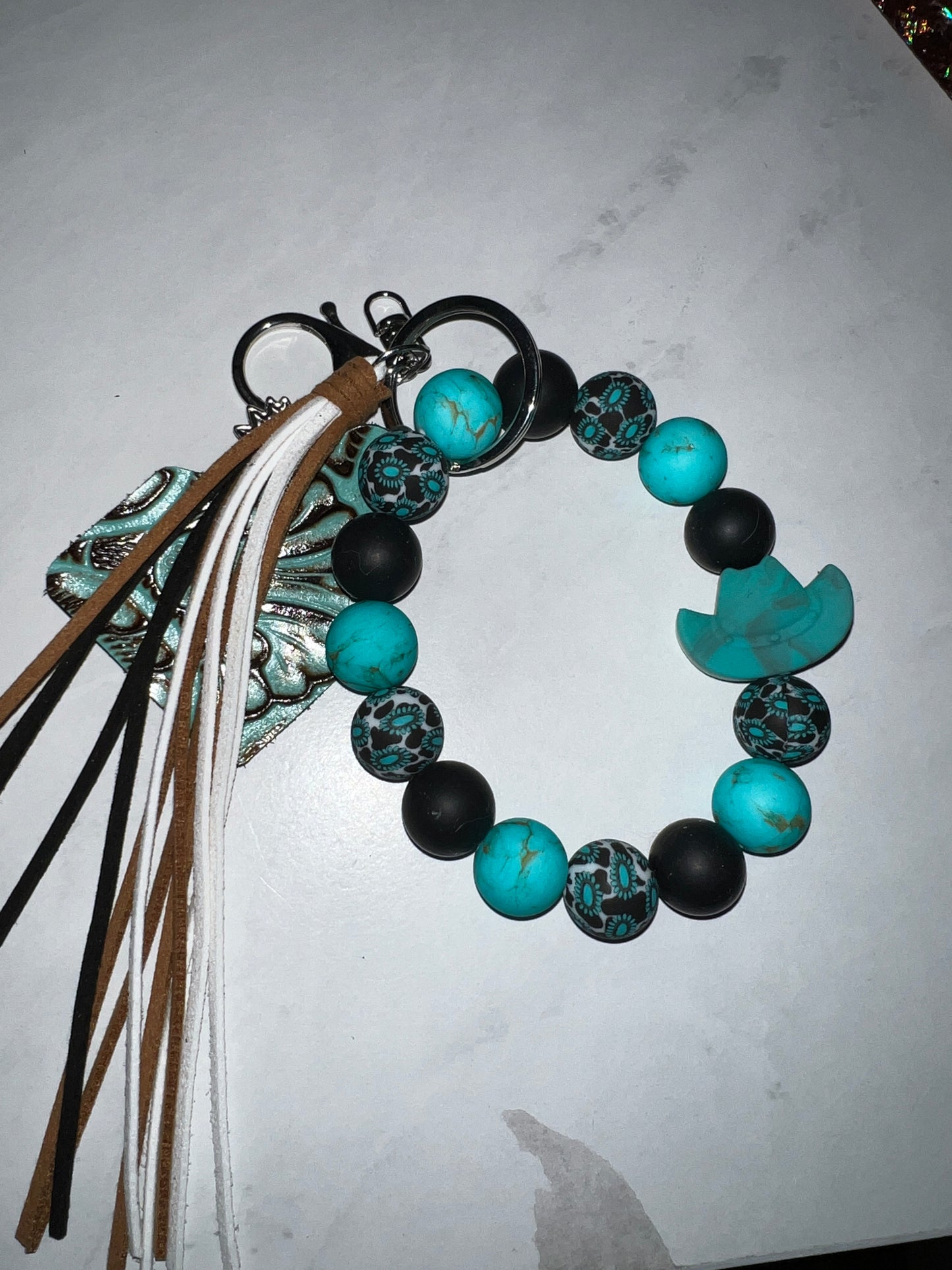Western Turquoise Wristlet
