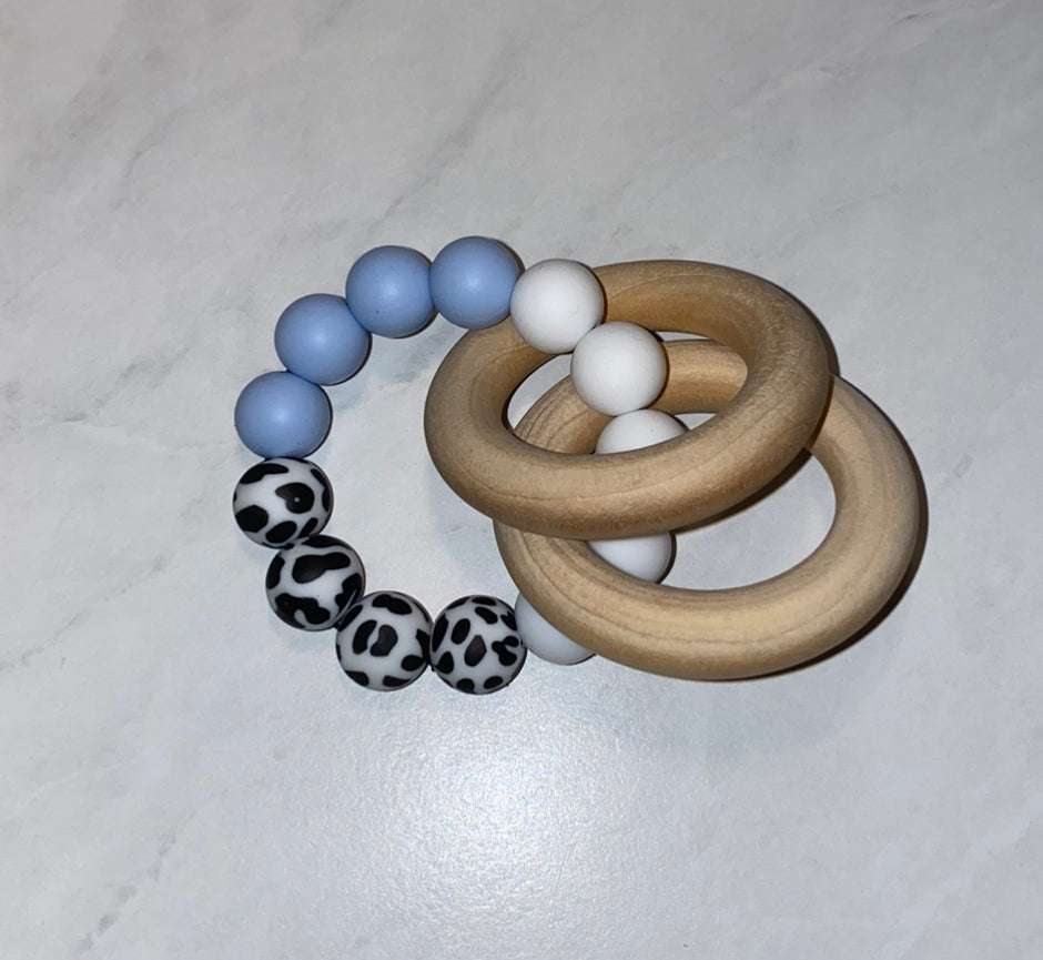 Blue Cow Teether
