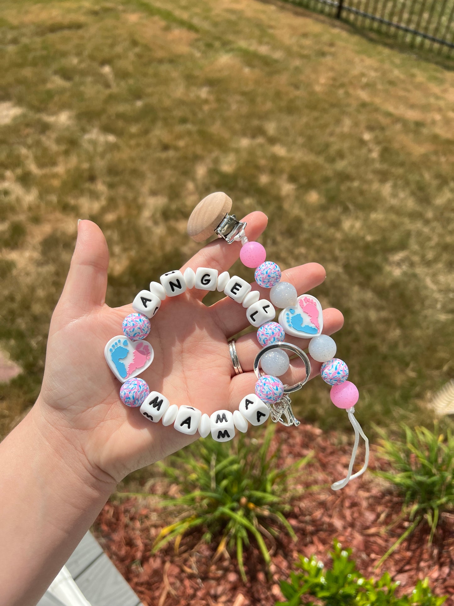 Angel Mama Wristlet