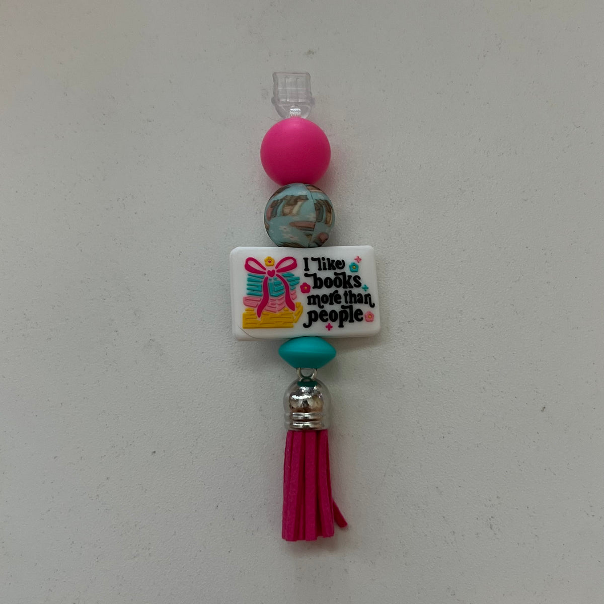 Books Not People Phone/Kindle Charm