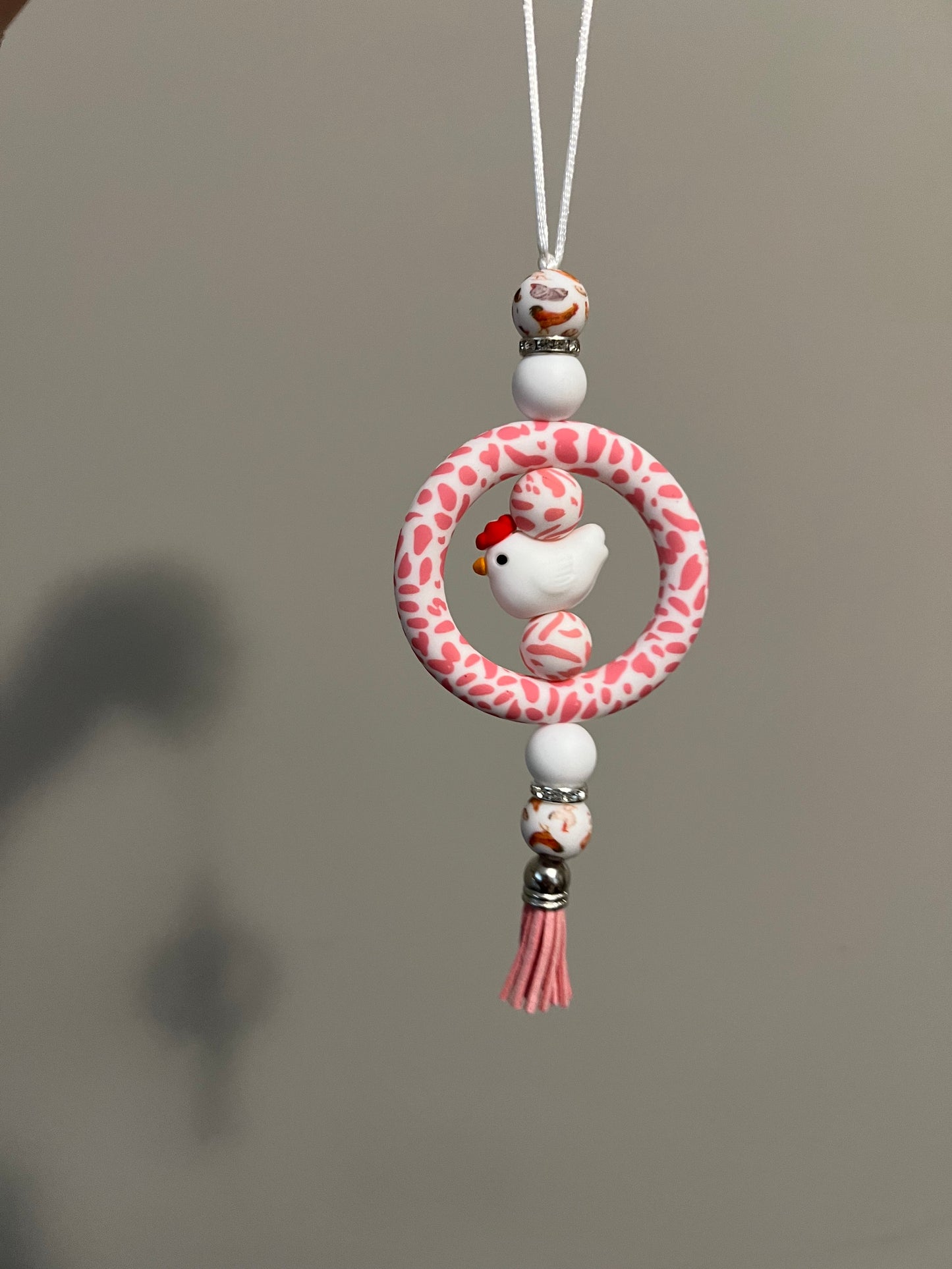 Chicken goes Moo Car Charm