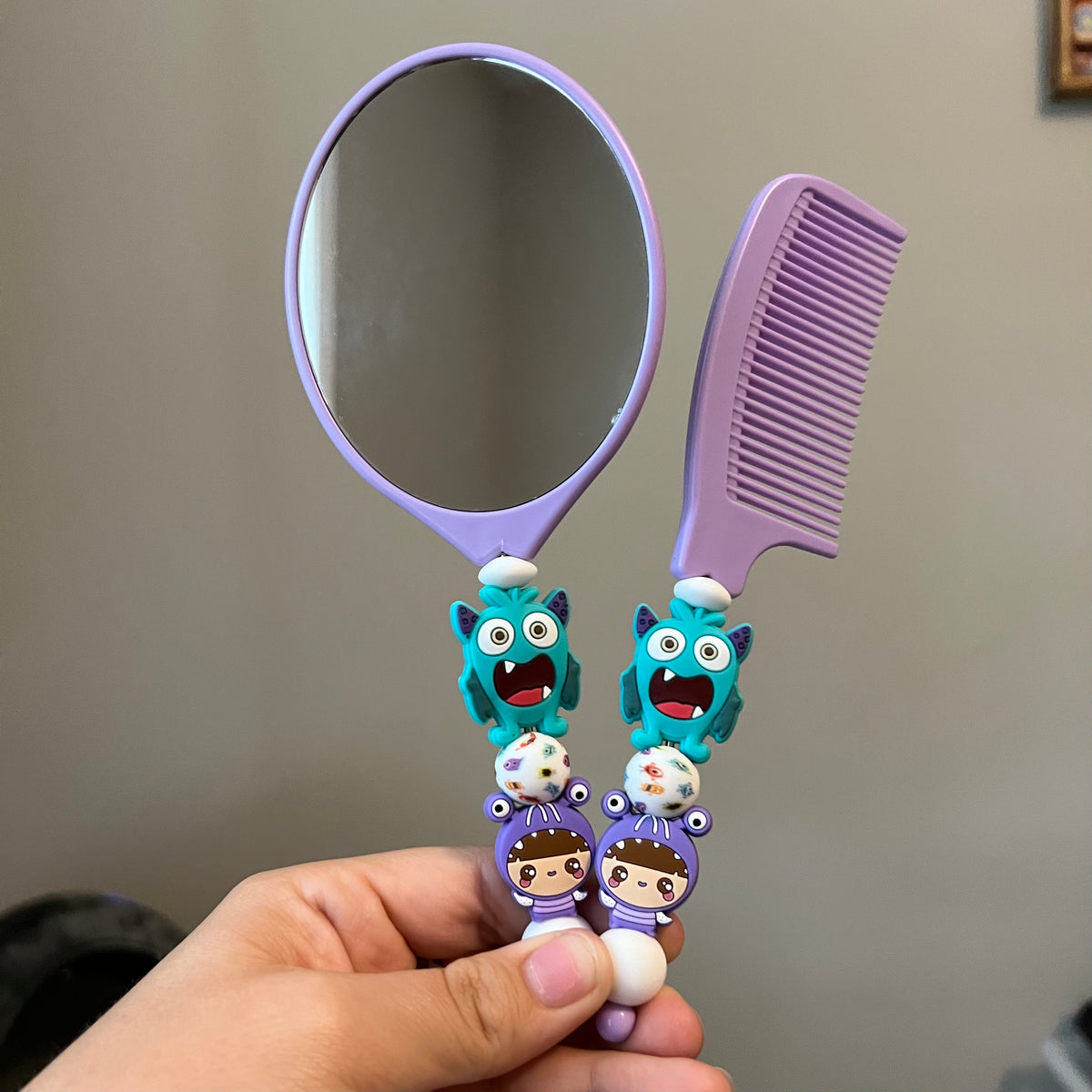Monsters Mirror & Comb Set
