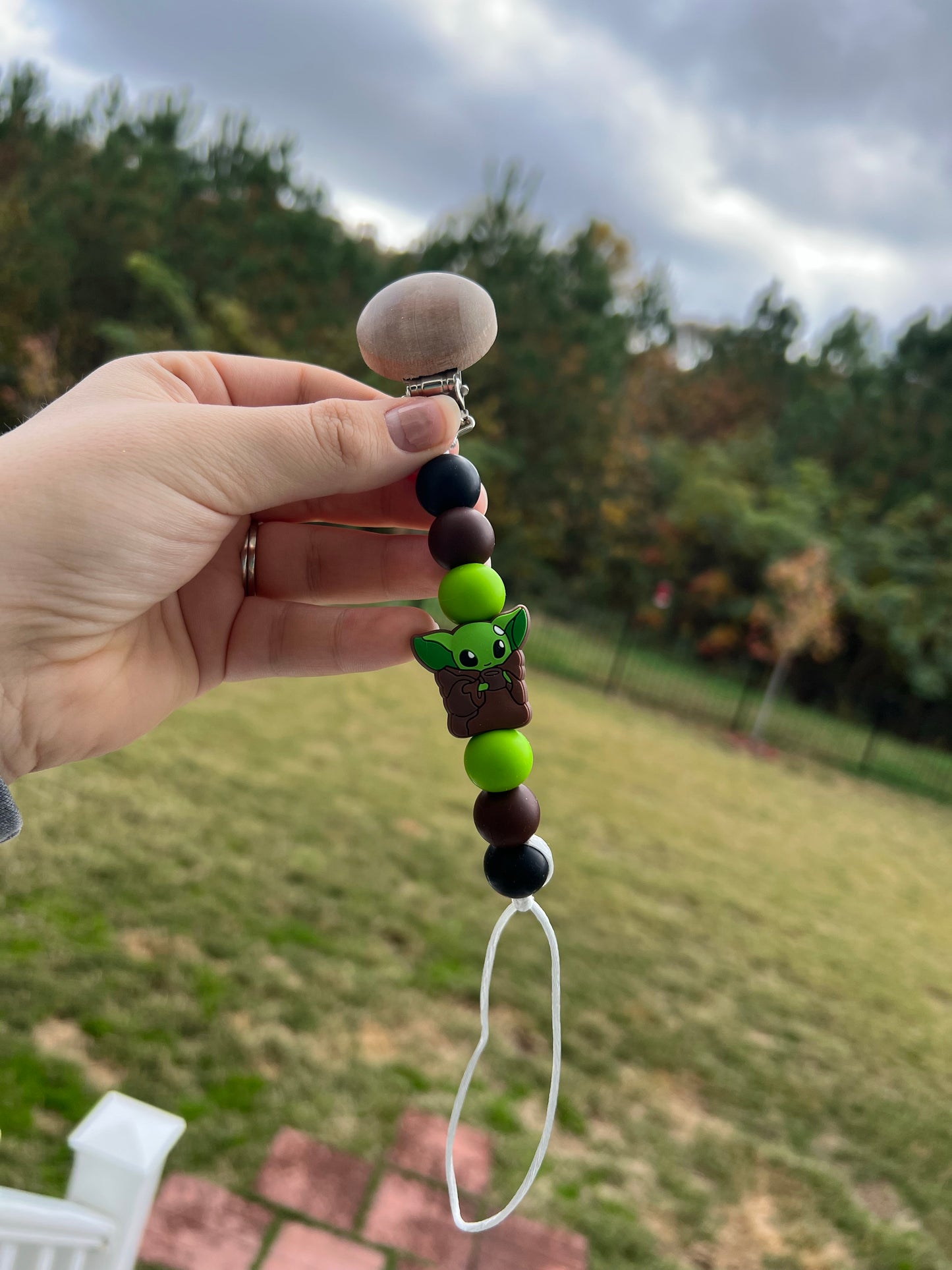 Baby Yoda Pacifier Clip