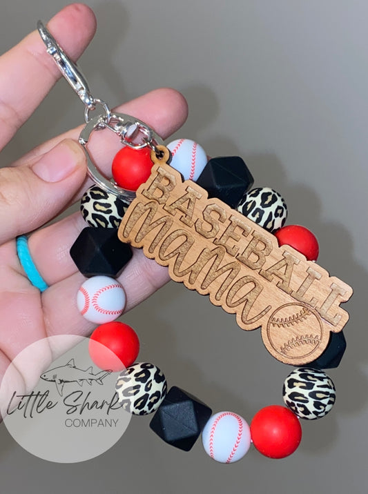 Baseball Mama Wristlet