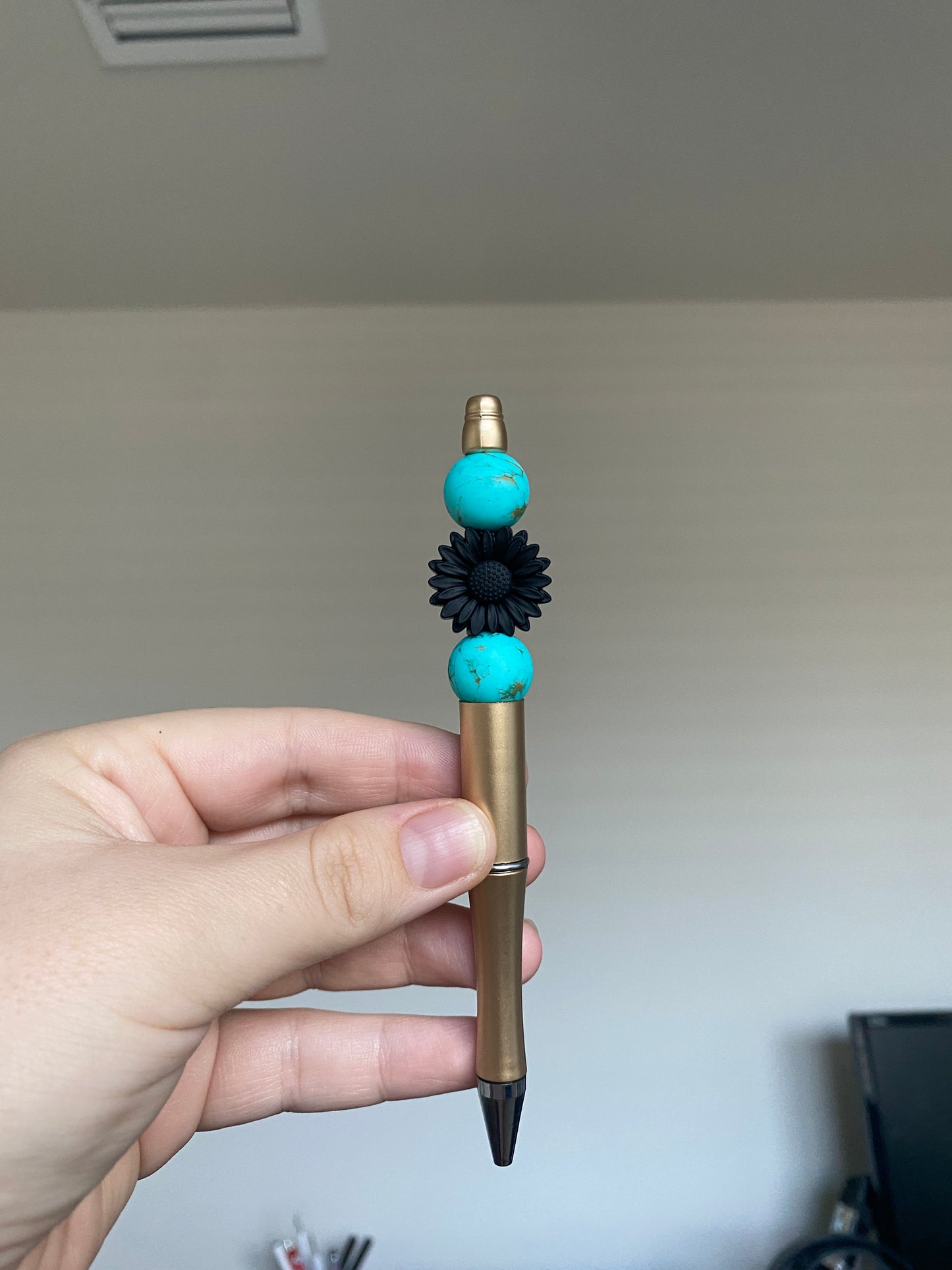 Floral Stone Pen