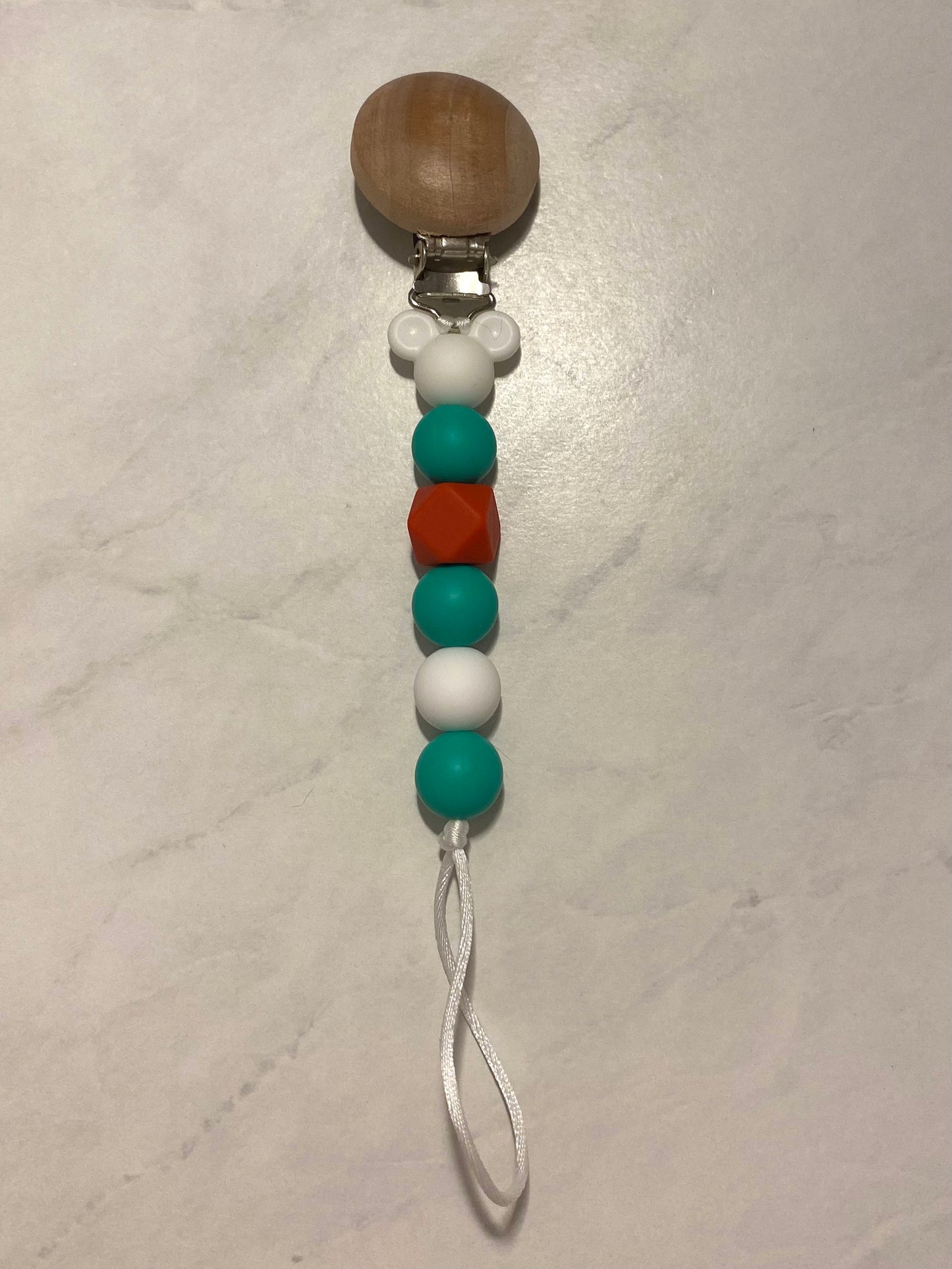 Christmas Mickey Pacifier Clips