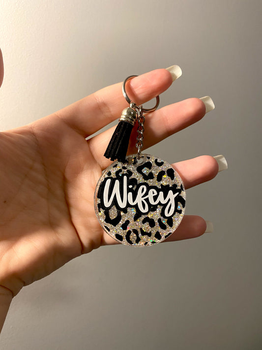 Wifey Acrylic Keychain