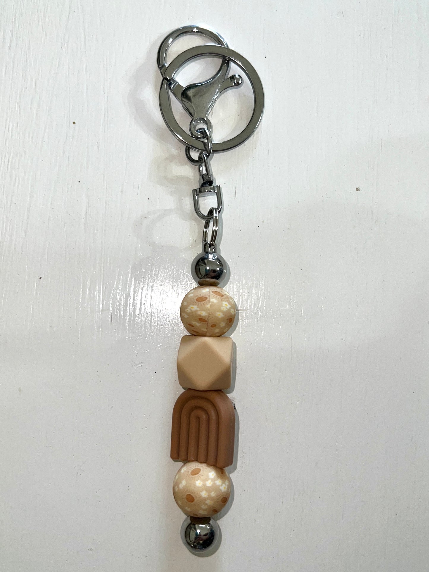 Sunny Rainbow Bar Keychain