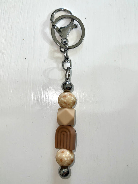Sunny Rainbow Bar Keychain