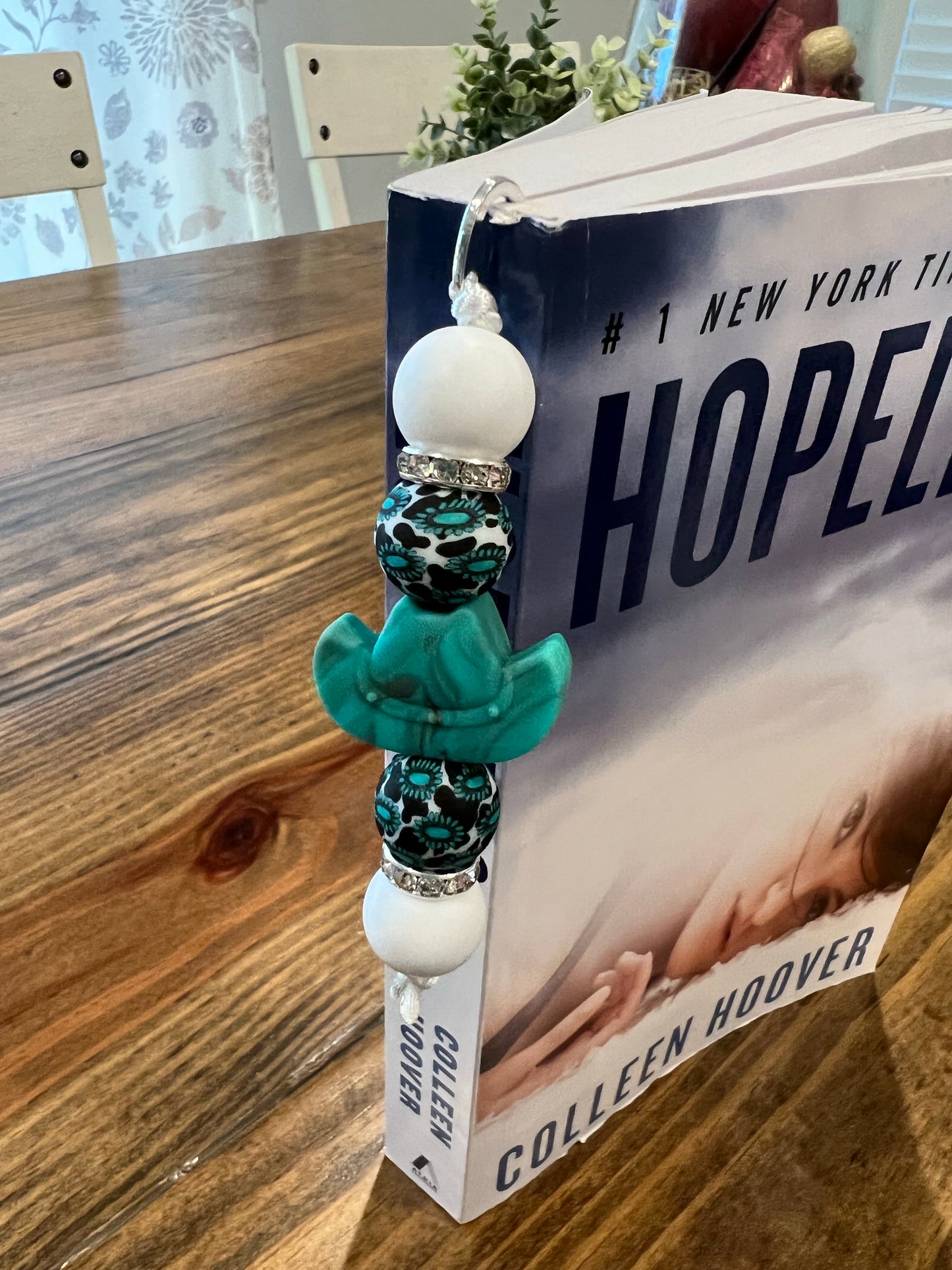 Turquoise Cowgirl Hat Bookmark