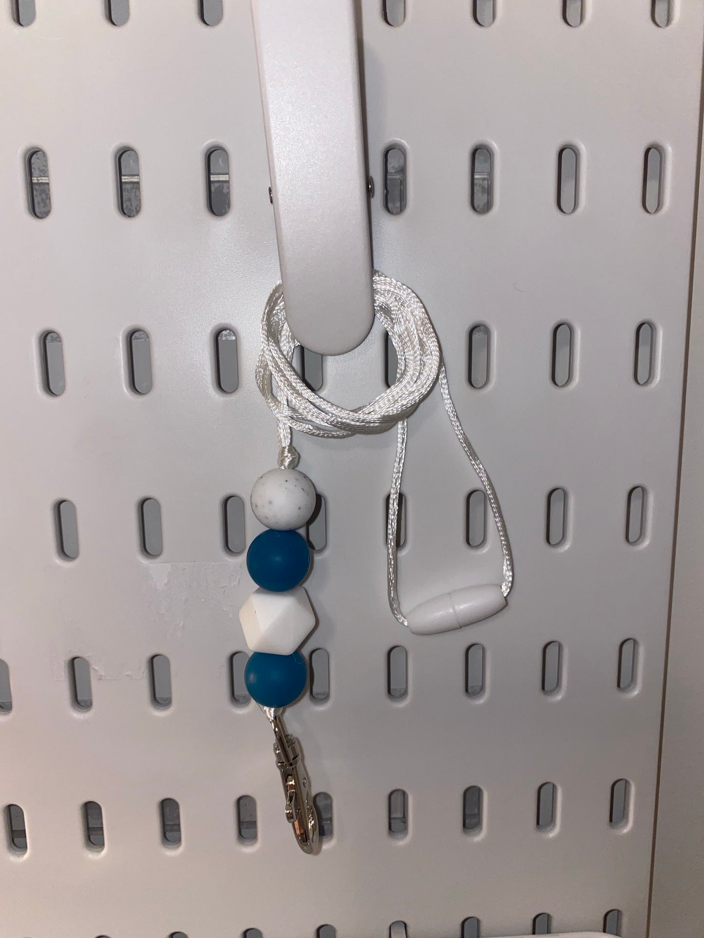 Speckled Blue Lanyard