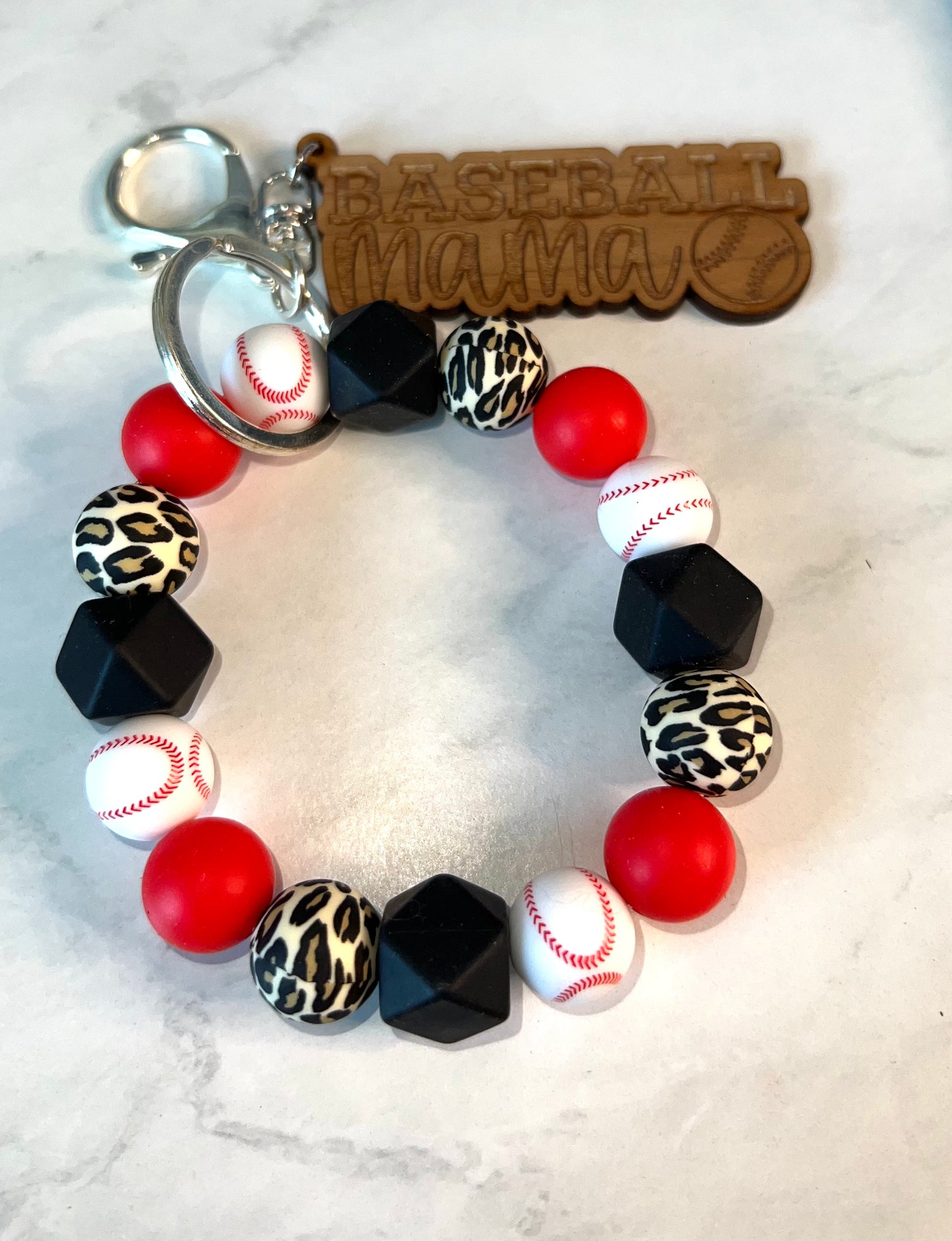 Baseball Mama Wristlet