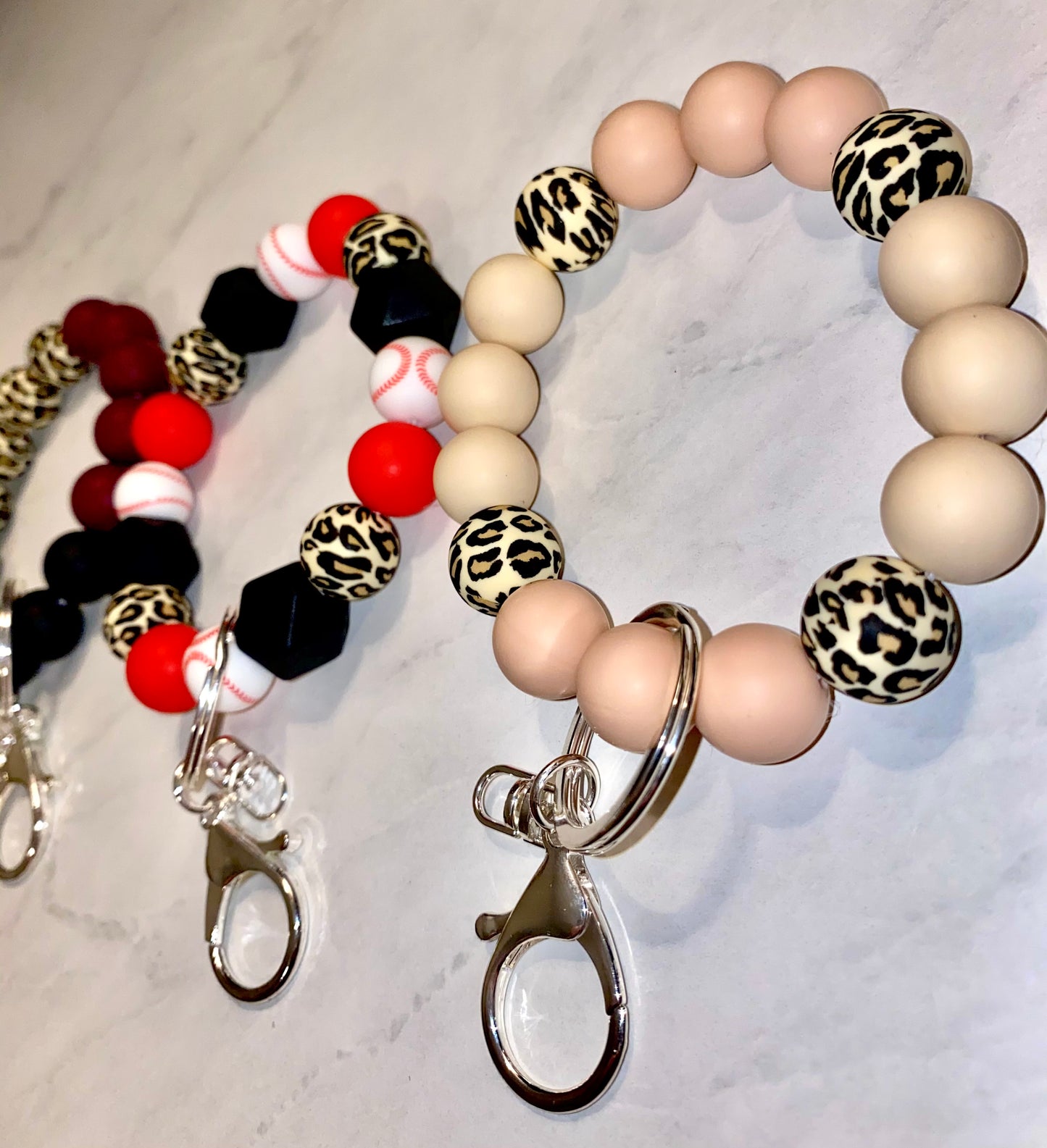 Neutral Leopard Wristlet