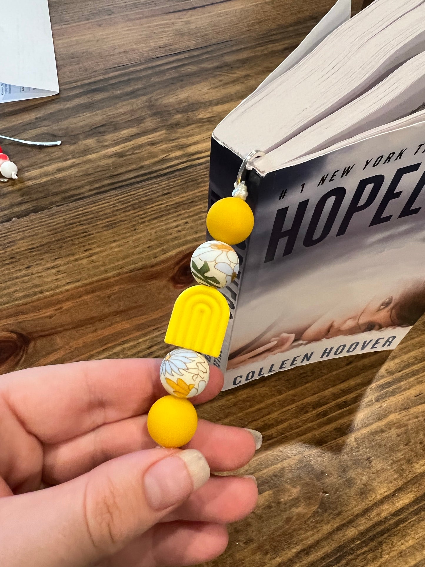 Floral Rainbow Bookmark