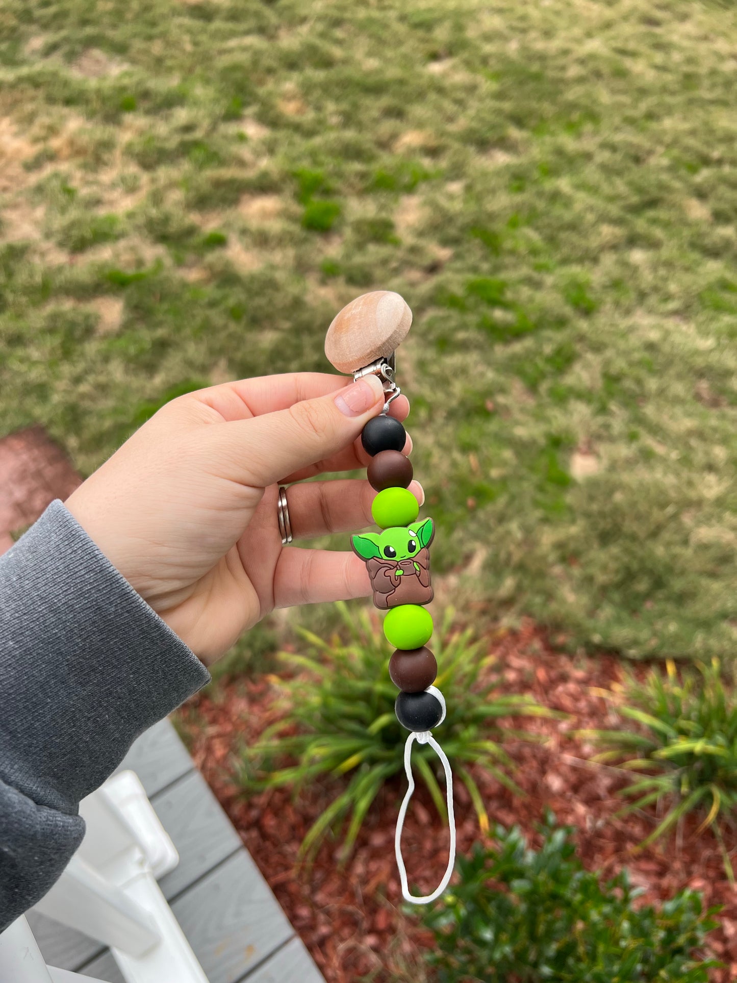 Baby Yoda Pacifier Clip