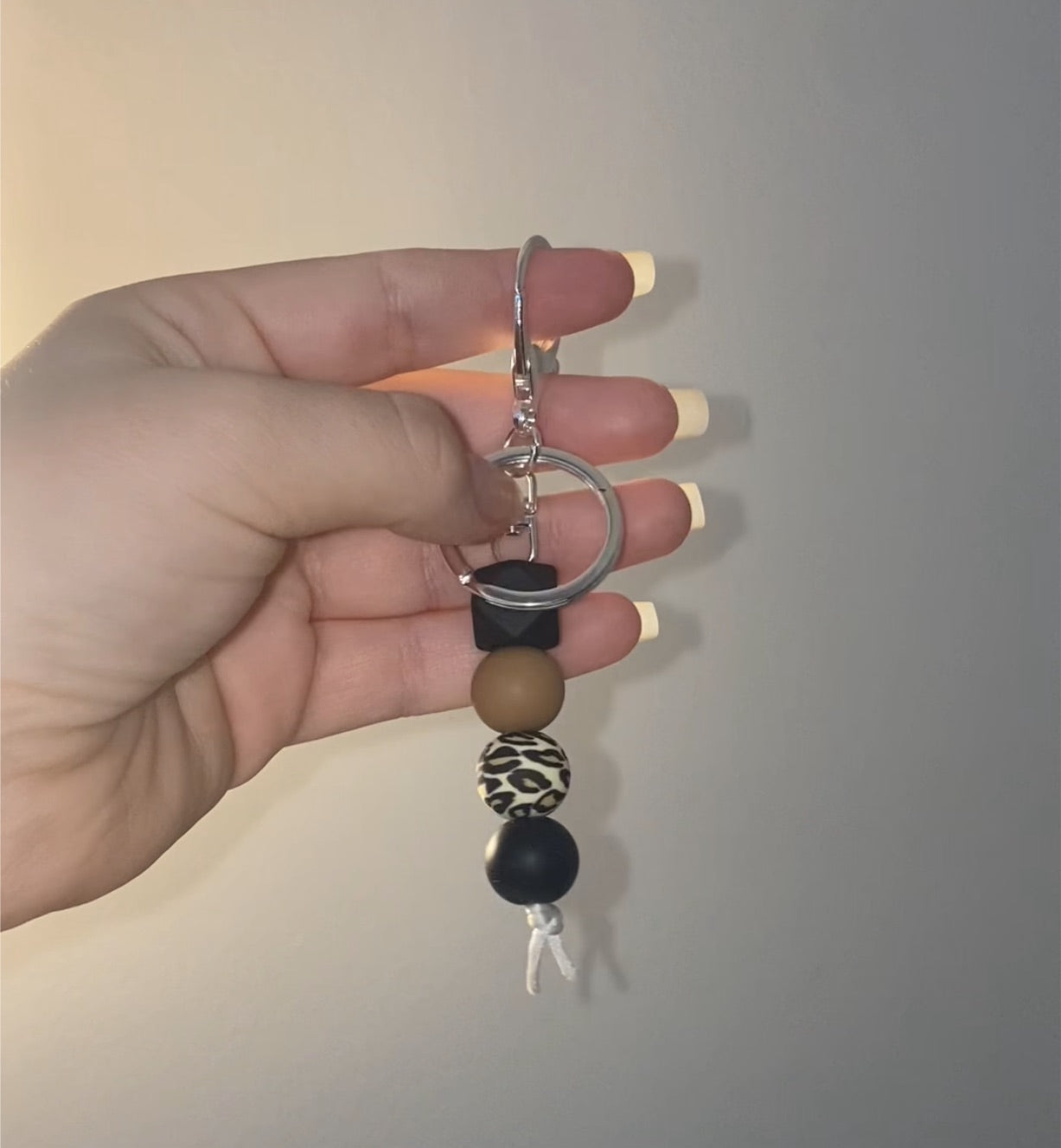 Black Leopard Mini Keychain