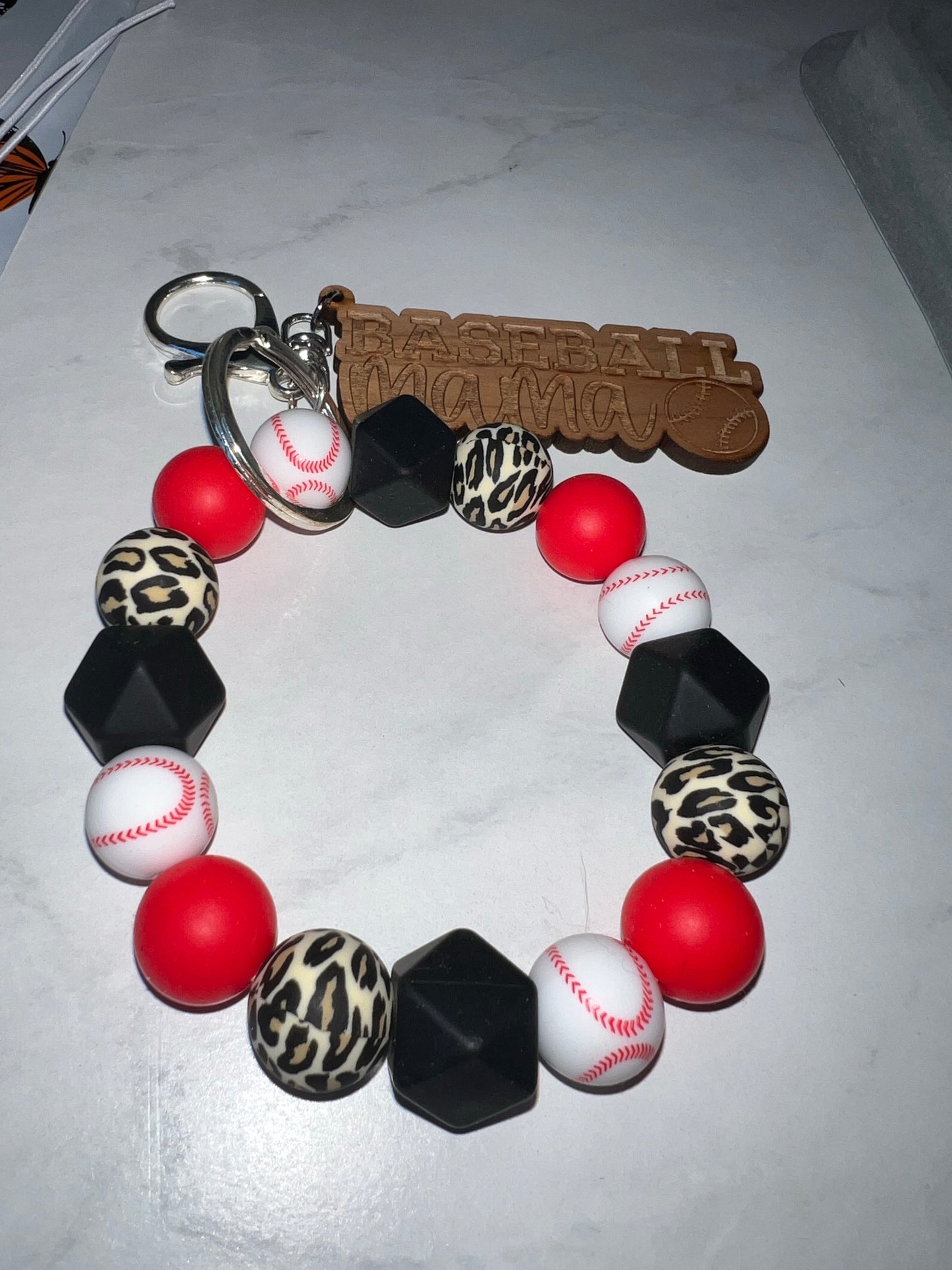 Baseball Mama Wristlet