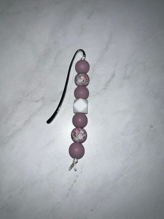 Purple Floral Bookmark