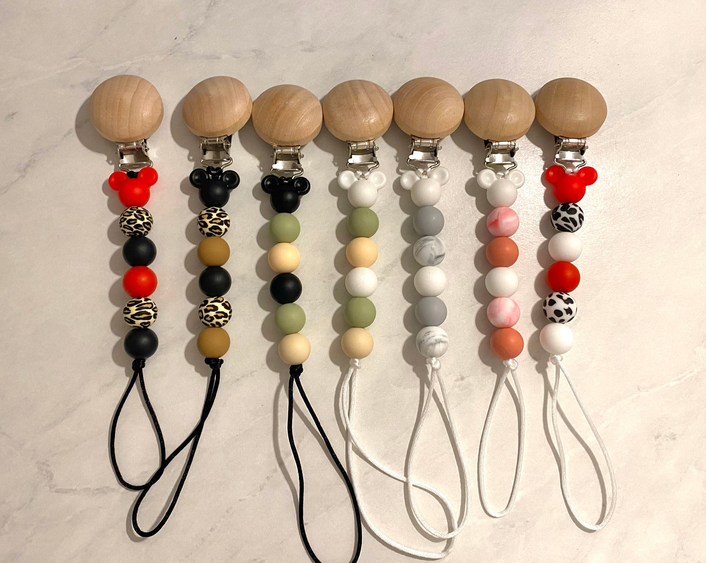 Mouse Mini Pacifier Clips