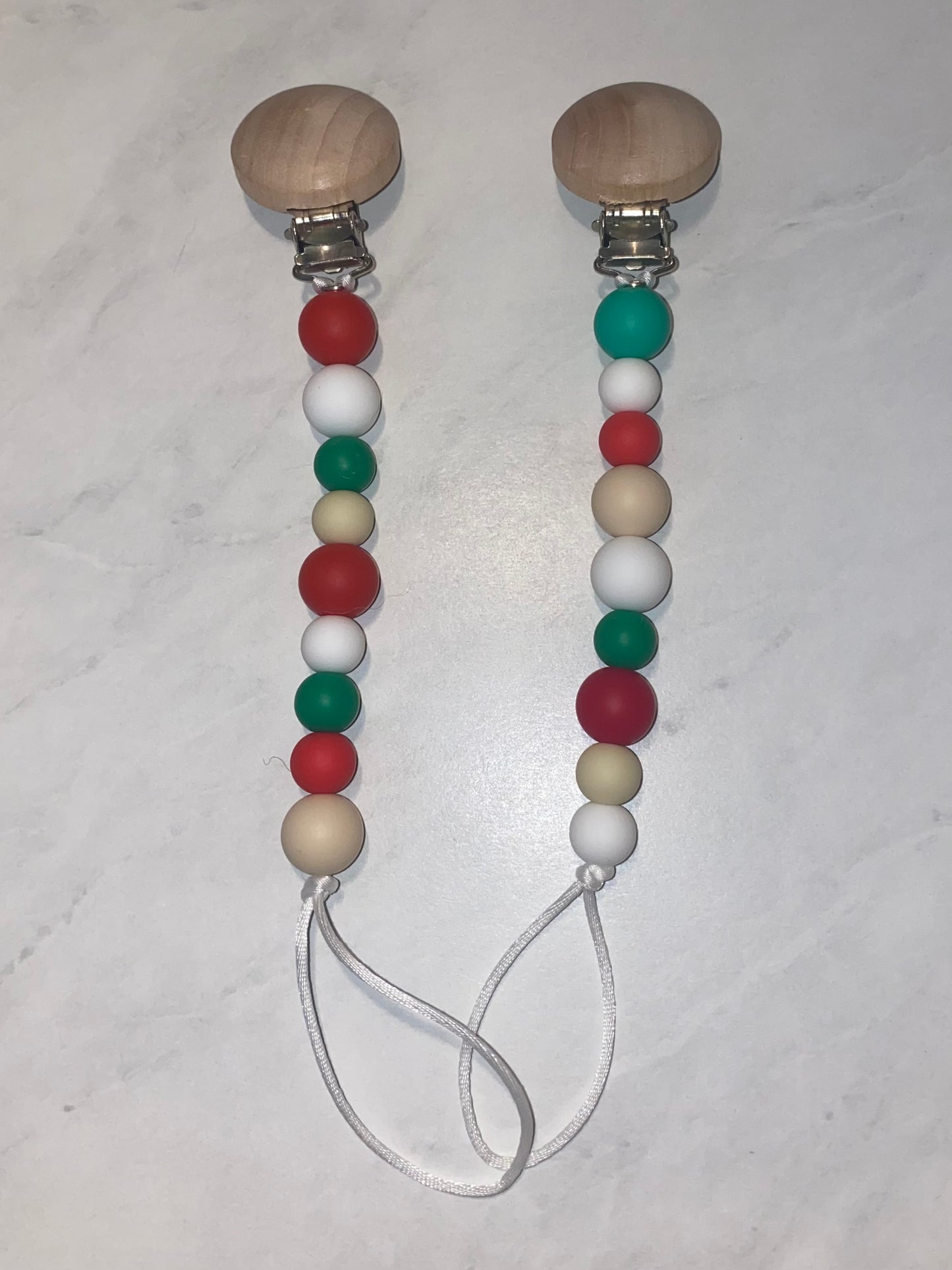 Christmas Pacifier Clips