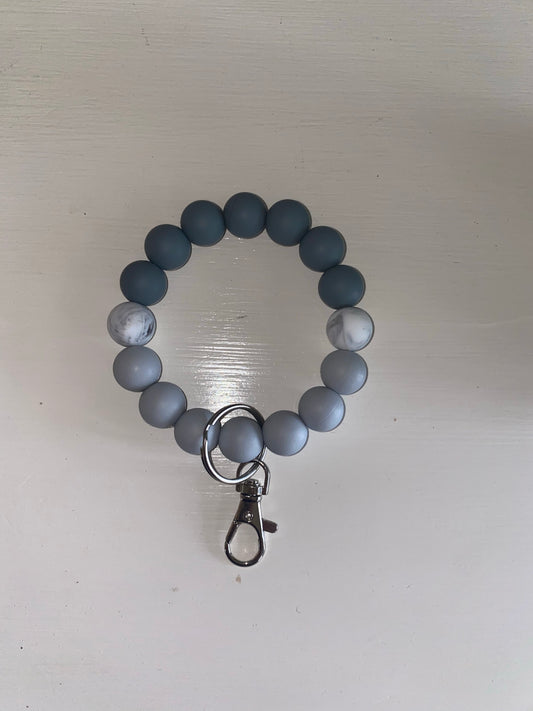 Marble Grey Wristlet