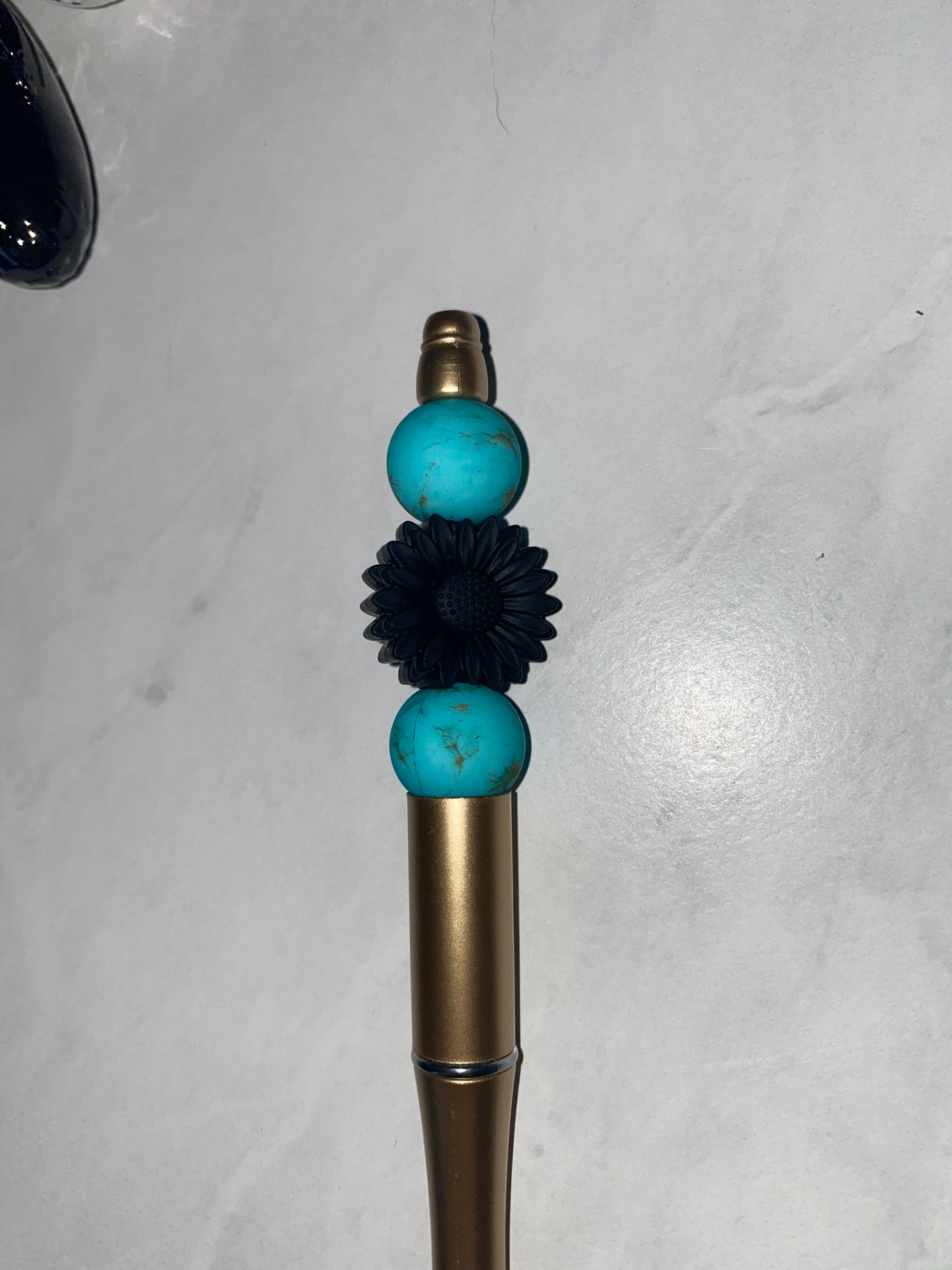 Floral Stone Pen