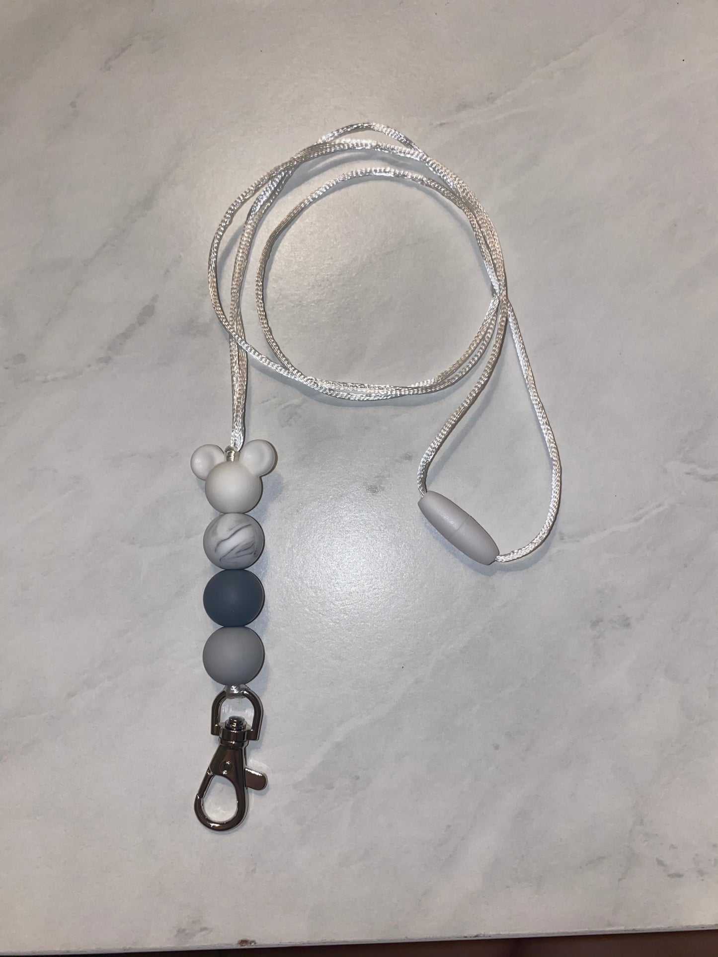Marble Mouse Lanyard