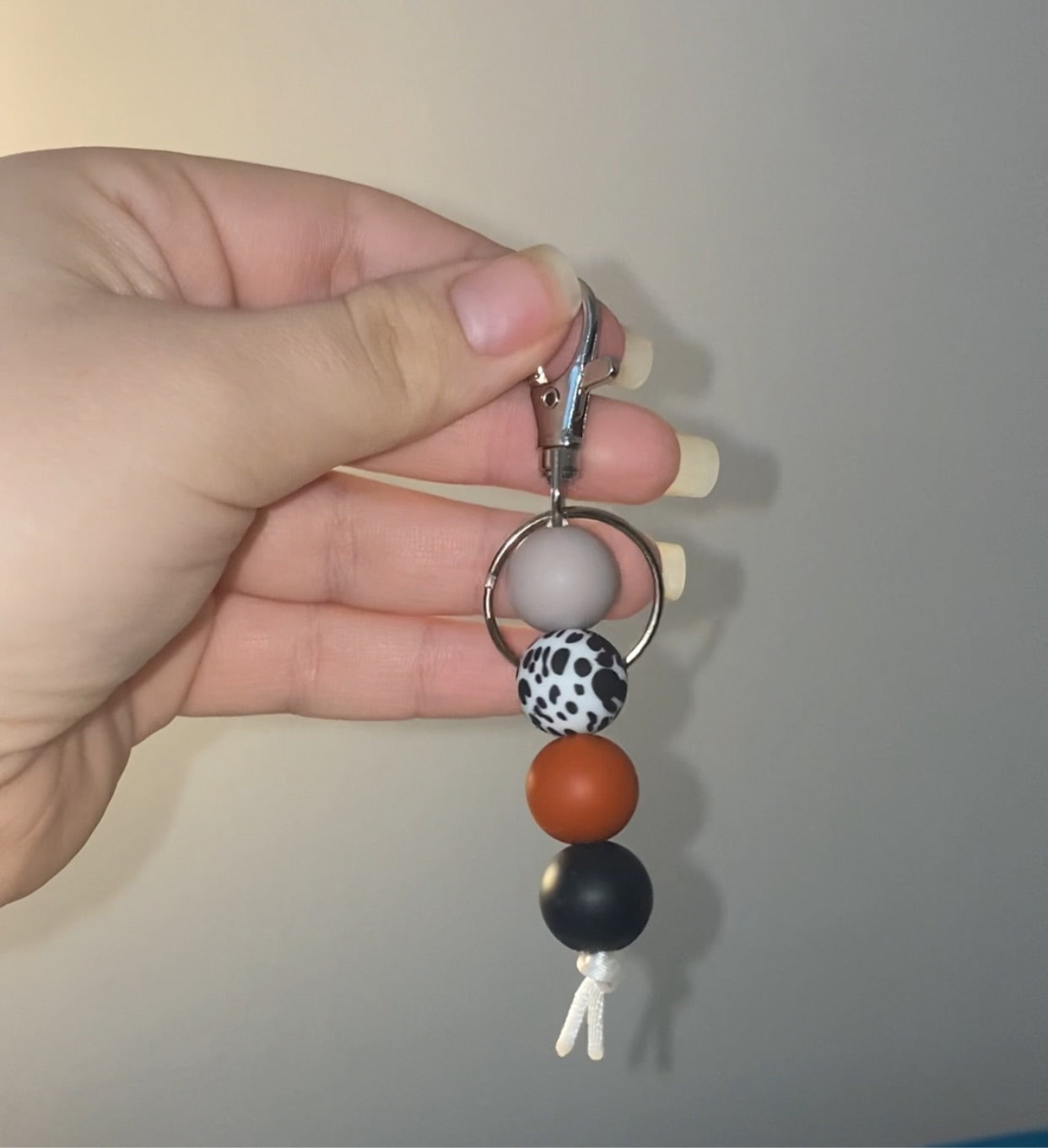 Rustic Cow Mini Keychain