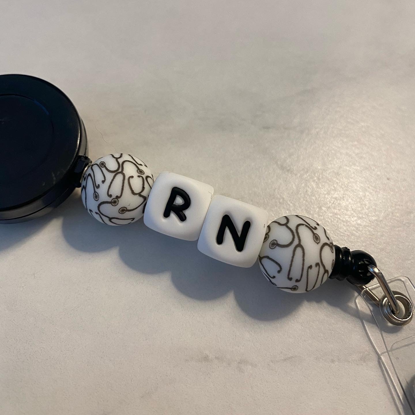 RN Stethoscope Badge Reel