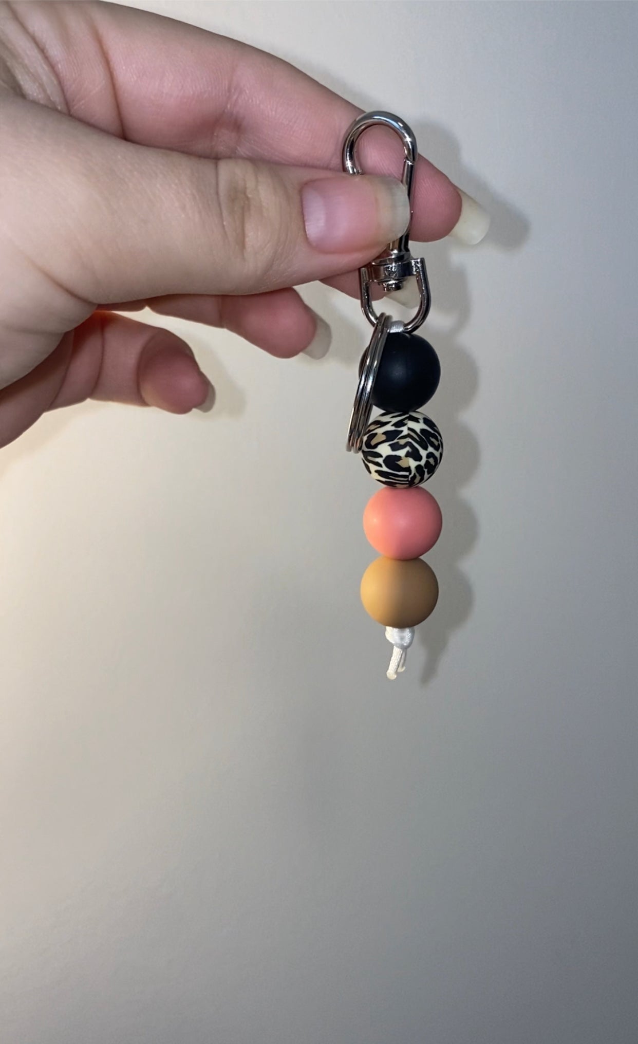 Strawberry Leopard Mini Keychain