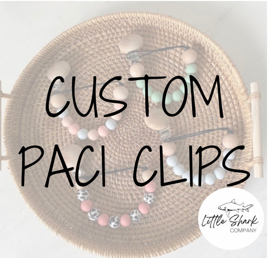 Pacifier Clip Customizable