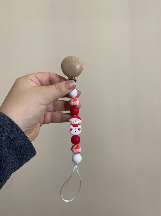 Snowman’s Plaid Christmas Clip