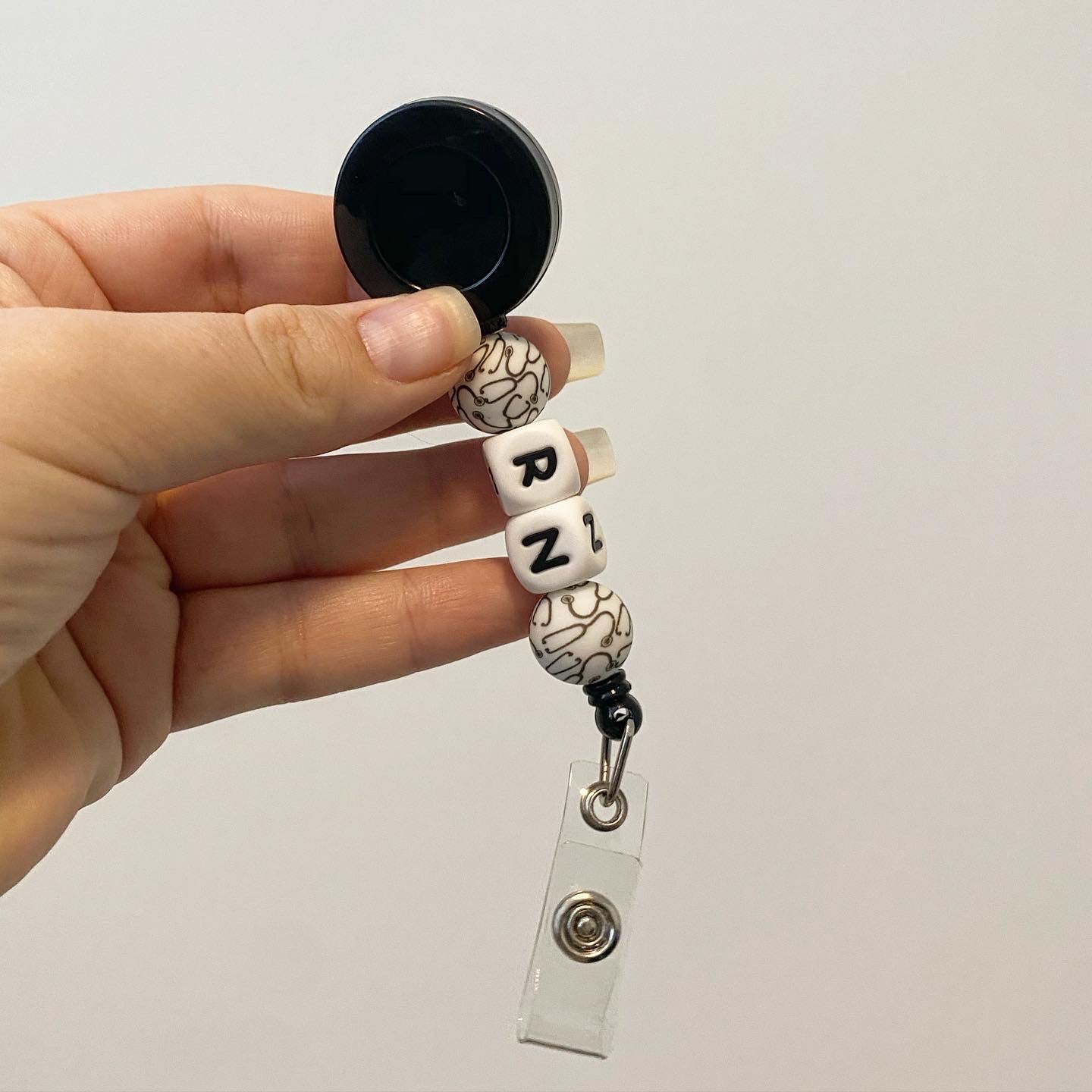 RN Stethoscope Badge Reel