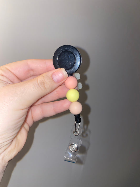 Summer Peaches Badge Reel