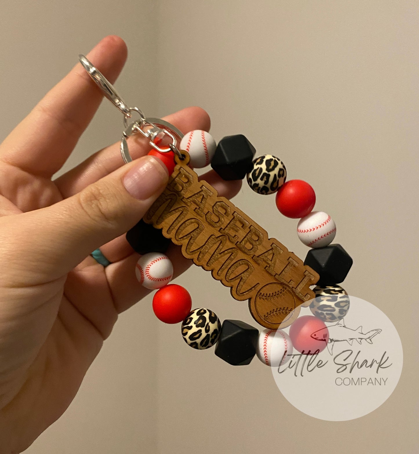 Baseball Mama Wristlet