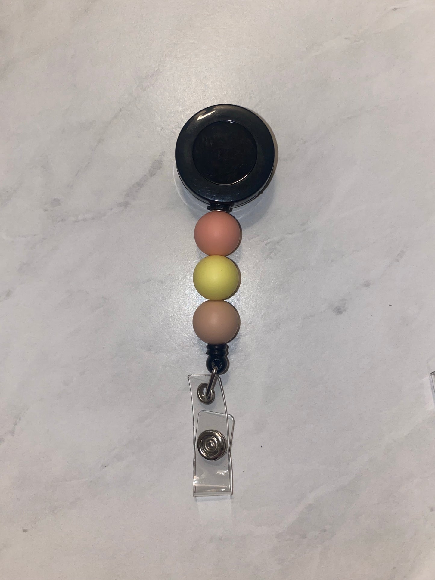 Summer Peaches Badge Reel
