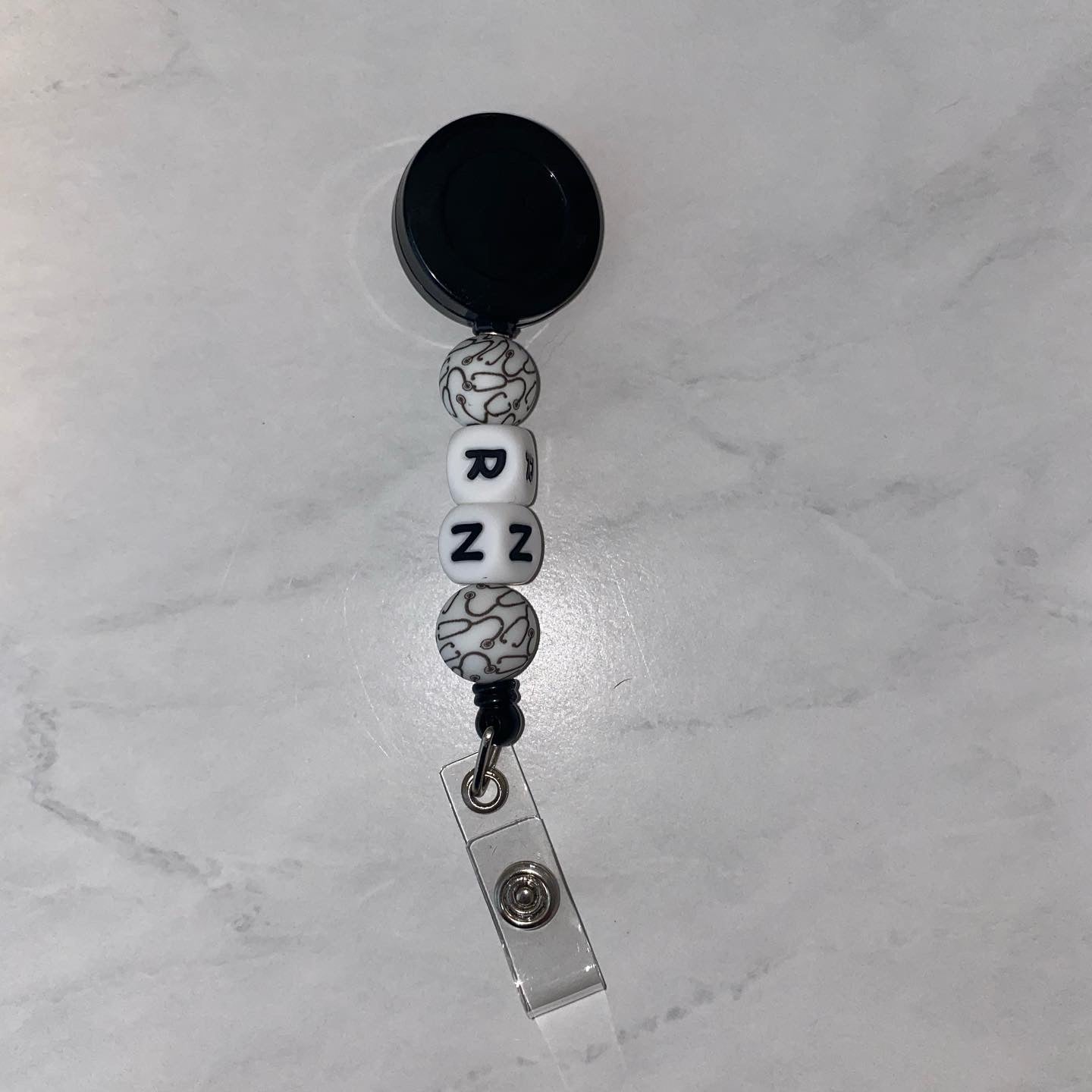 RN Stethoscope Badge Reel