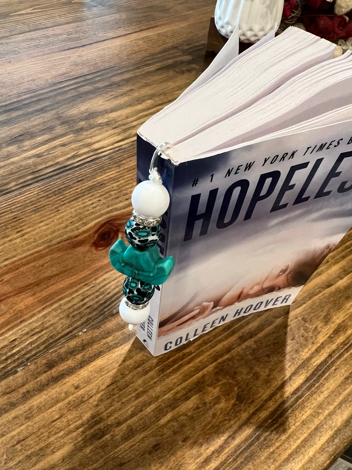 Turquoise Cowgirl Hat Bookmark