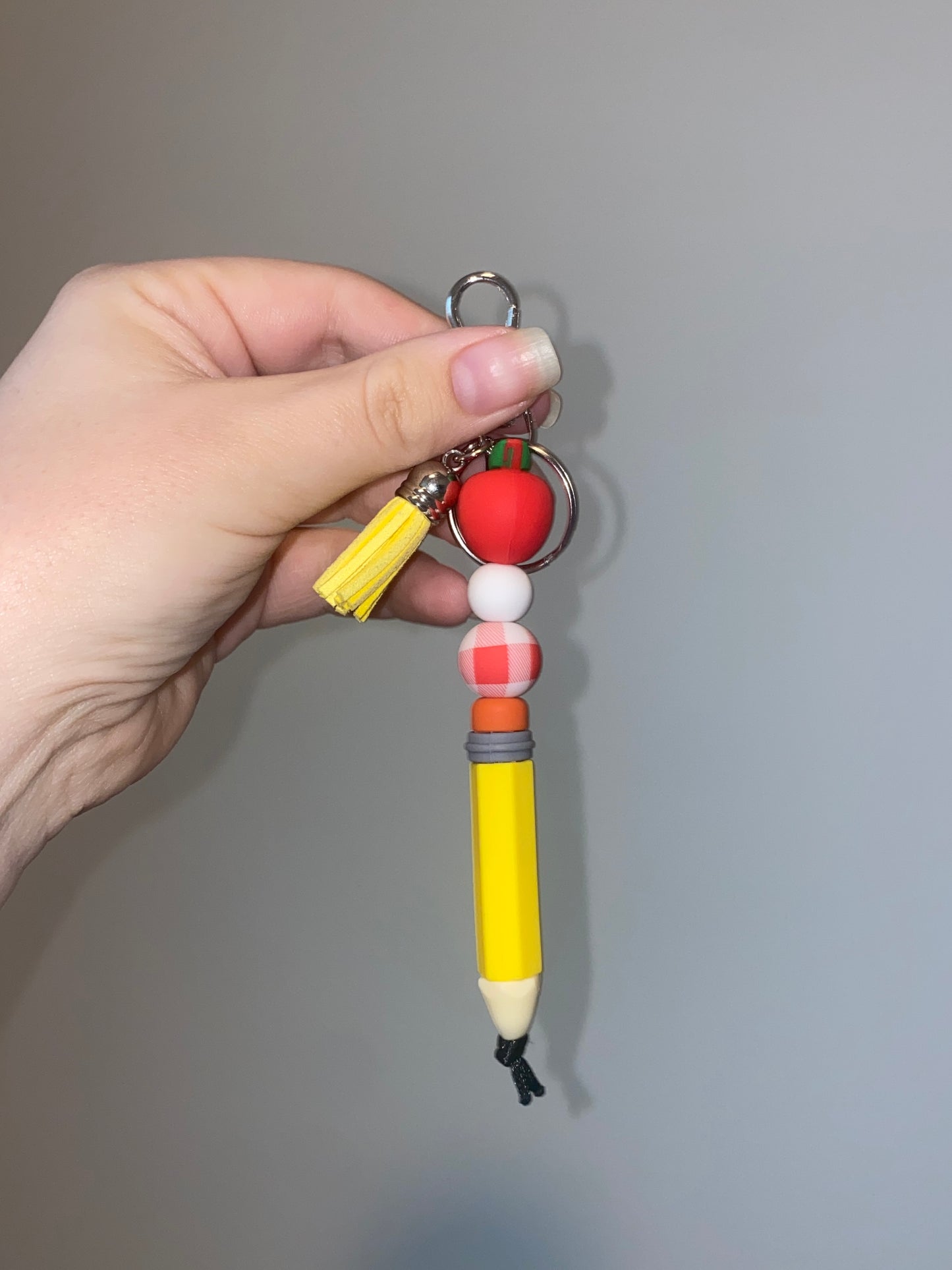 Teachers Apple Pencil Keychain