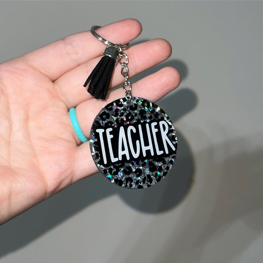 Teacher Keychain - CUSTOMIZABLE